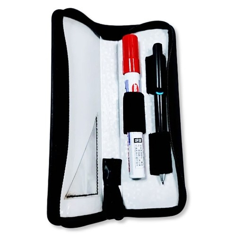 PVC sewing plastic pencil case oem