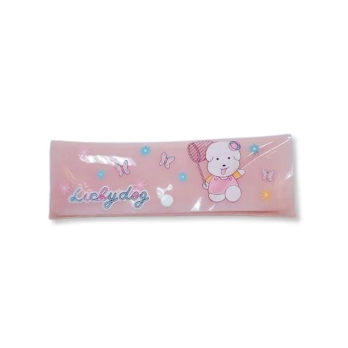 PVC transparent zipper pencil case