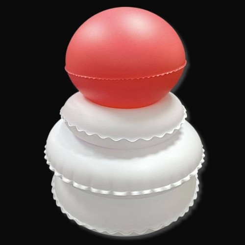 PVC lip shape inflatable toy OEM/PVC high frequency lip shape inflatable pillow