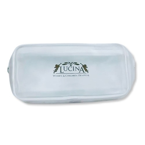 PVC transparent zipper pencil case