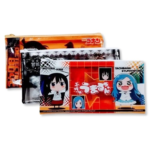 PVC transparent zipper pencil case