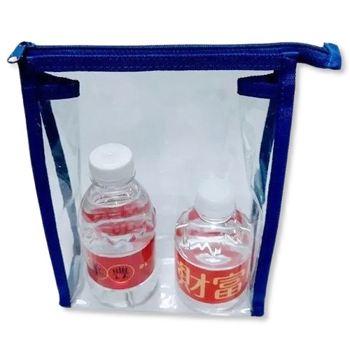 PVC high frequency transparent tote bag